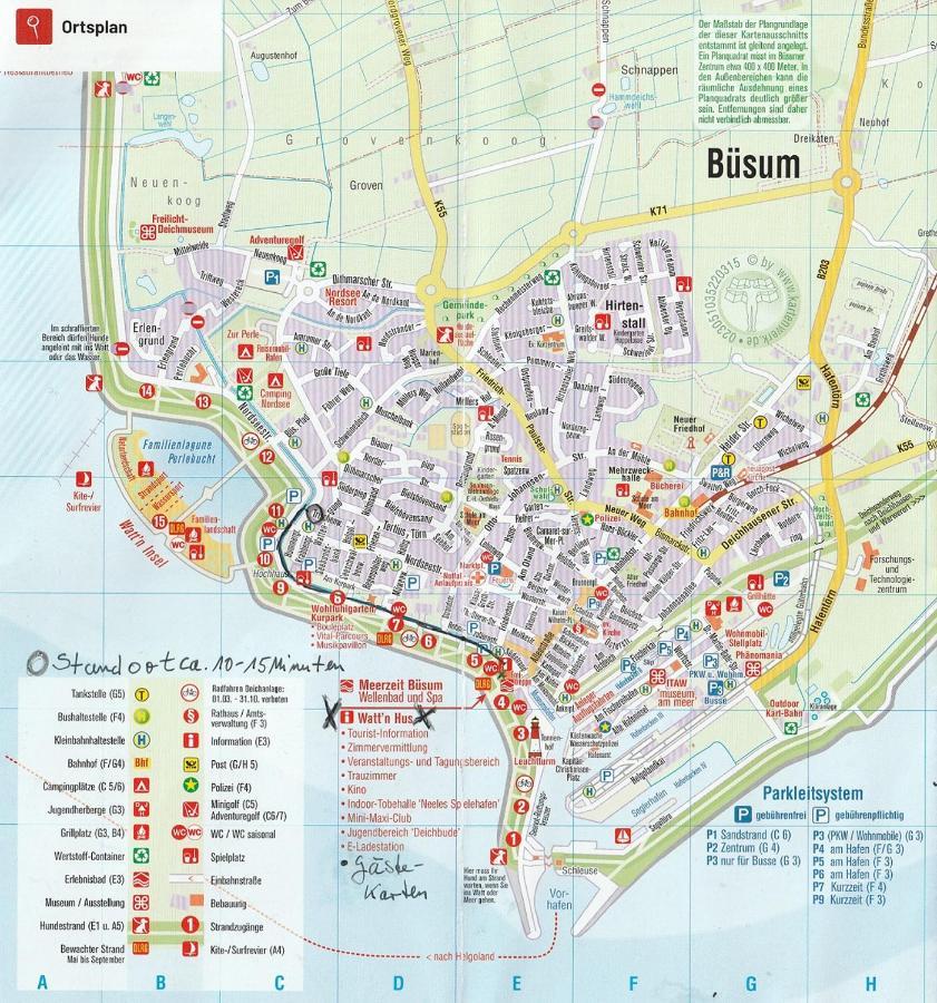 1-Raum-Apartment Seagull Seemoewe Büsum Екстериор снимка